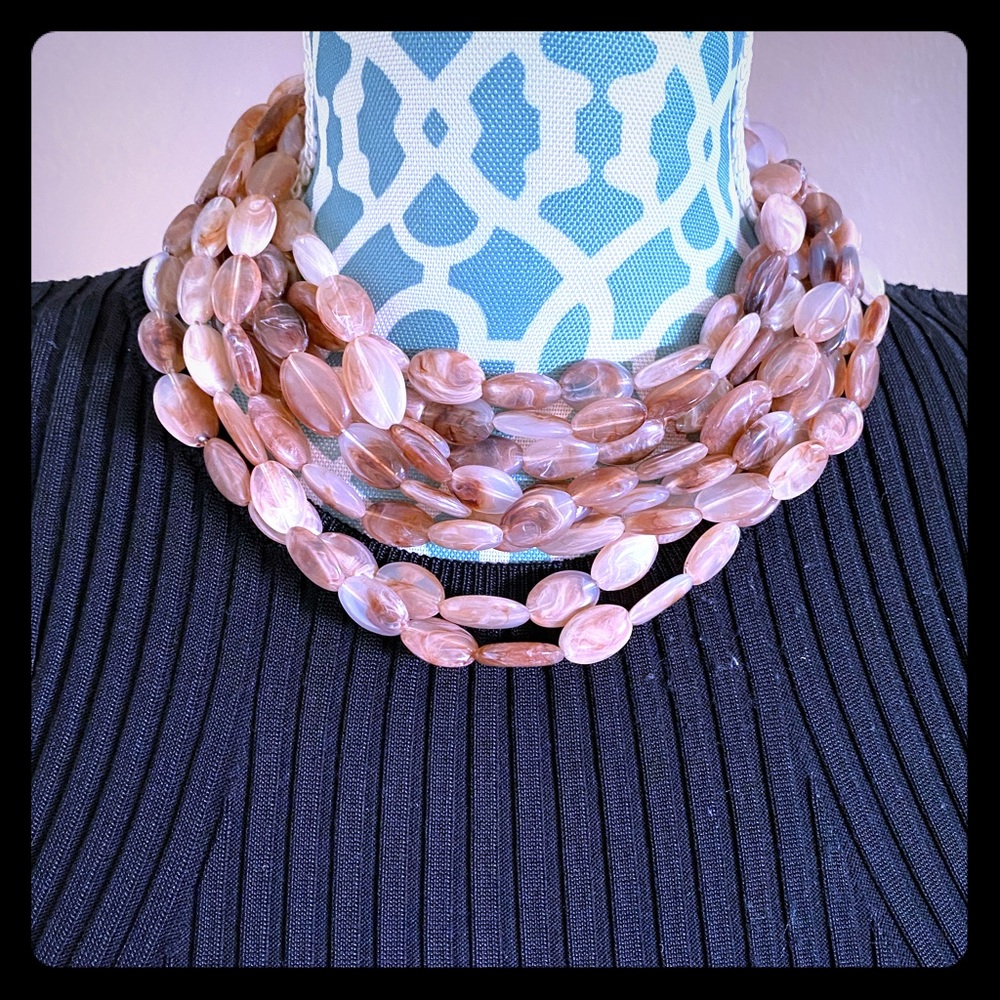 Layered Stone Necklace